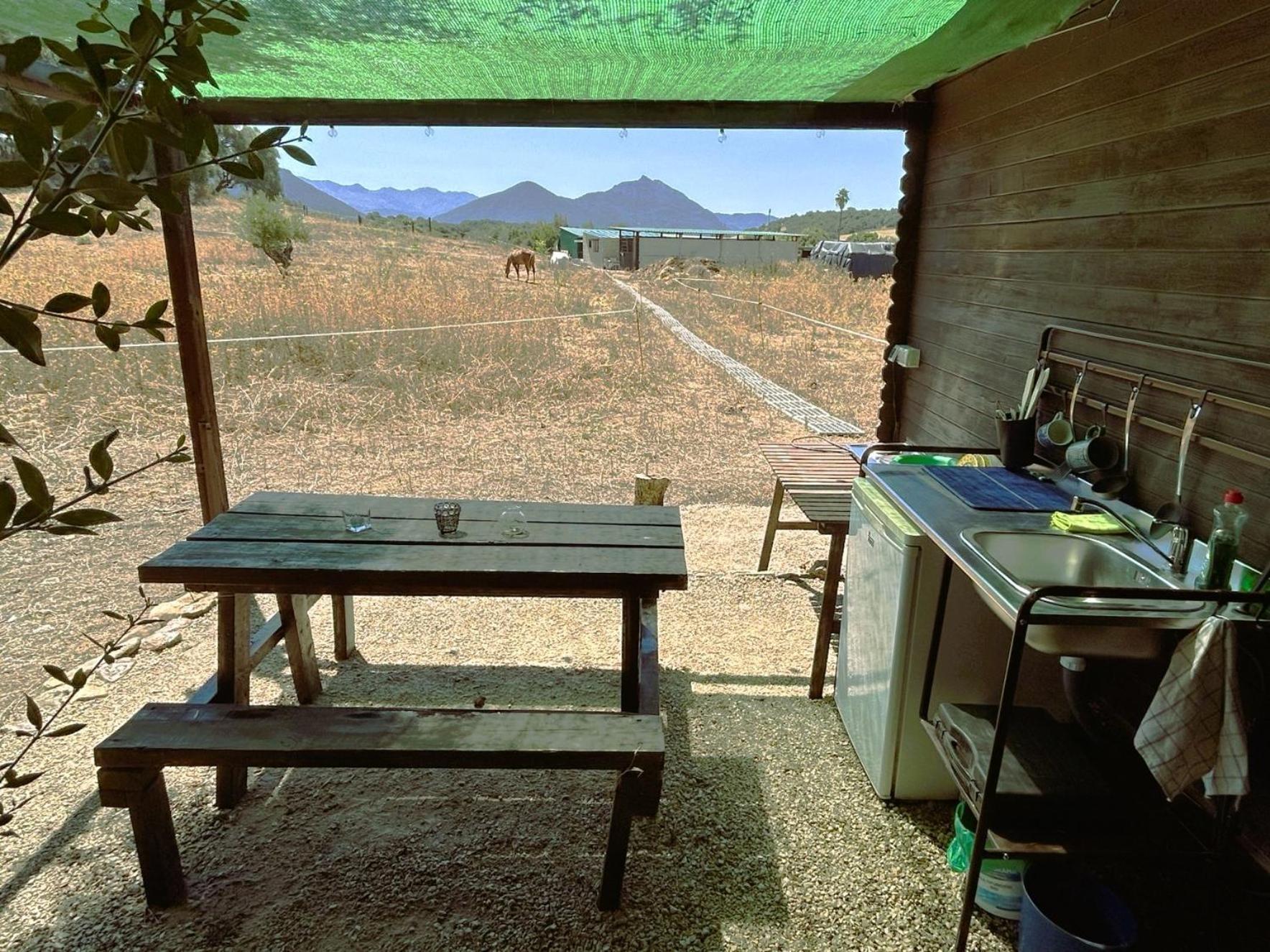 Cabana Rustica En Un Rancho Con Caballos, Prado Del Rey, Andalucia Εξωτερικό φωτογραφία